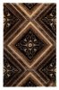 Kálmán prémium barna shaggy szőnyeg 250 x 350 cm