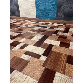   Kampani Négyzet mintás PVC Padló Tekercses Vinyl 2 m széles