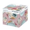 Leroux színes porcelán étkészlet 18 részes