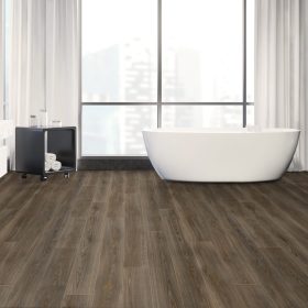   Mamutov PVC padló tekercses vinyl homogén sötétbarna 2 m és 4 m széles