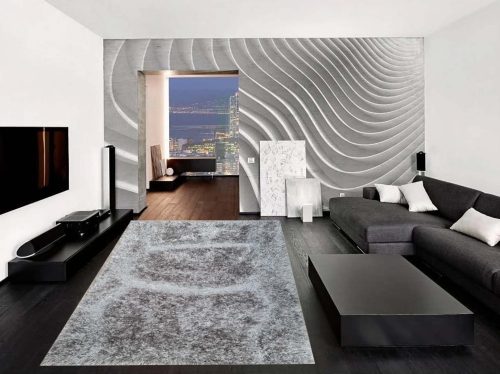 Marcell modern szürke shaggy szőnyeg 70 x 100 cm