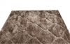 Minelli vastag shaggy szőnyeg 60 x 220 cm modern barna