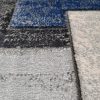 Mira szürke kék szőnyeg modern 70 x 100 cm