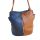 Niente női hátizsák kétfunkciós női táska barna kék