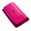 Geisa valódi bőr női pénztárca rózsaszín RFID védelemmel