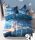 Szojuz Űrhajós kék ágyneműhuzat Rakétás 3 részes 140 x 200 cm