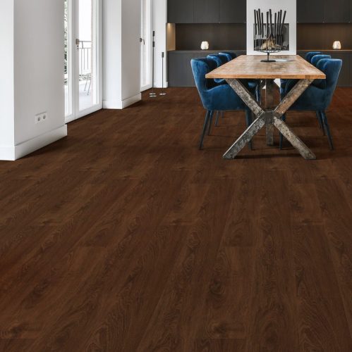 Garantita vízálló laminált padló sötét barna