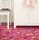 Harper pillangós padlószőnyeg pink