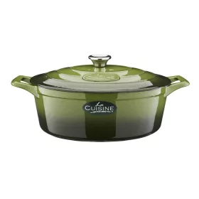   Paula öntöttvas edény sütőtál fedővel 4,75 l 29 cm zöld