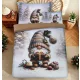 Santaclaus karácsonyi Manó ágyneműhuzat 140 x 200 cm 3 részes