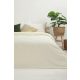 Sláger elegáns ágytakaró fehér puha pléd 200 x 240 cm