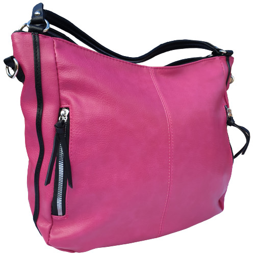 Sorella női táska női válltáska fuxia pink
