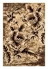 Stefánia virágmintás szőnyeg barna bézs