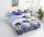 Szemerke krepp ágynemű garnitúra 6 részes 200 x 220 cm színes virágmintás