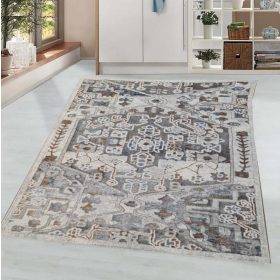 Szintia különleges klasszikus szőnyeg bézs szürke