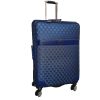 Tokió kék bőrönd spinner puhafalú