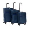 Tokió kék bőrönd szett 3 db-os spinner