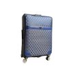 Tokió kék bőrönd nagy méret spinner puhafalú