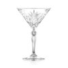 Martinis Csiszolt Talpas Kristály Pohár Készlet 6 db-os