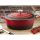 Vaporetto öntöttvas edény sütőtál fedővel 4,75 l 29 cm piros