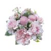 Záhony élethű művirág csokor százszorszép dália rózsaszín