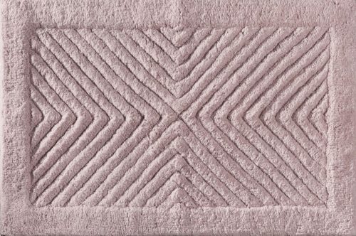 Zénó fürdőszoba szőnyeg prémium Guy Laroche púder rózsaszín