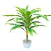 Ziliz mű dracaena sárkányfa élethű műfa műnövény 130 cm